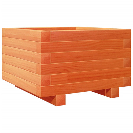 Vidaxx Pflanzgefäß 40x40x26,5 cm massives Kiefernholz, braun gewaschen