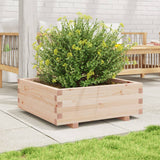 Vidaxx Pflanzgefäß 70x70x26,5 cm massives Kiefernholz