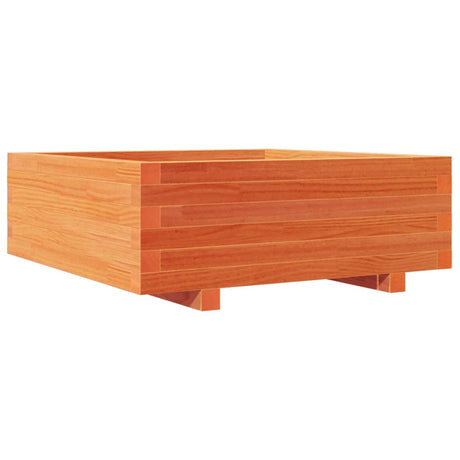Vidaxx Pflanzgefäß 70x70x26,5 cm massives Kiefernholz, braun gewaschen