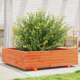 Vidaxx Pflanzgefäß 90x90x26,5 cm massives Kiefernholz, braun gewaschen