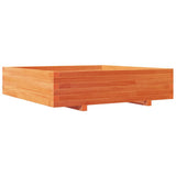 Vidaxx Pflanzgefäß 100x100x26,5 cm massives Kiefernholz, braun gewaschen