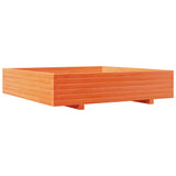 Vidaxx Pflanzgefäß 110 x 110 x 26,5 cm, massives Kiefernholz, braun gewaschen