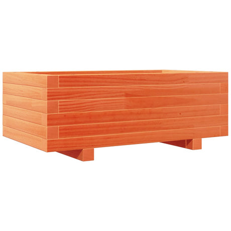 Vidaxx Pflanzgefäß 70x40x26,5 cm massives Kiefernholz, braun gewaschen