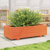 Vidaxx Pflanzgefäß 90x40x26,5 cm massives Kiefernholz, braun gewaschen