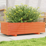 Vidaxx Pflanzgefäß 90x40x26,5 cm massives Kiefernholz, braun gewaschen
