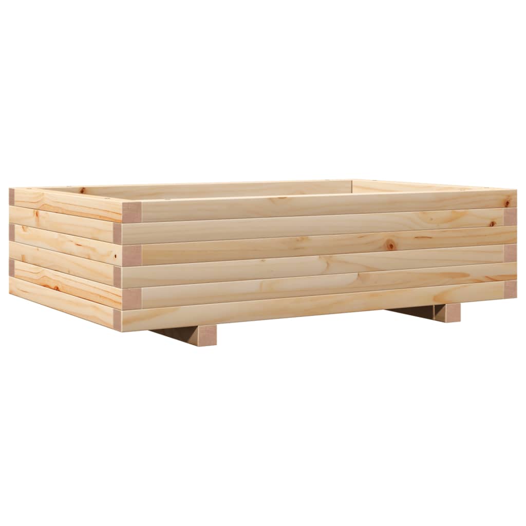 Vidaxx Pflanzgefäß 90x60x26,5 cm massives Kiefernholz