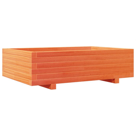 Vidaxx Pflanzgefäß 90x60x26,5 cm massives Kiefernholz, braun gewaschen