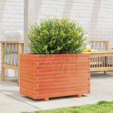 Vidaxx Pflanzgefäß 70x40x49,5 cm massives Kiefernholz, braun gewaschen