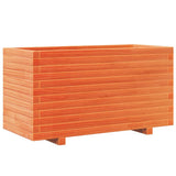 Vidaxx Pflanzgefäß 90x40x49,5 cm massives Kiefernholz, braun gewaschen