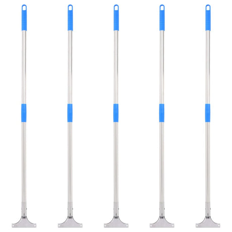 Vidaxx Bodenwischergriffe 5 Stück 119,5 cm Stahl und Kunststoff