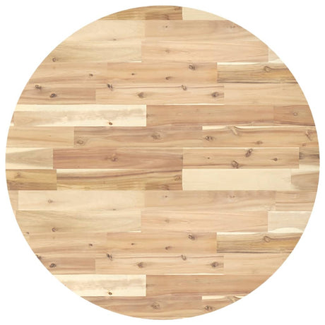 Vidaxl tafelblad rond ø 80x2 cm massief acaciahout