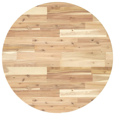 Vidaxl tafelblad rond ø 80x4 cm massief acaciahout