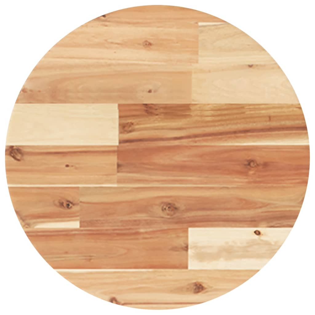 Vidaxl tafelblad rond ø 40x4 cm massief acaciahout