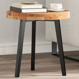 Vidaxl tafelblad rond ø 40x4 cm massief acaciahout