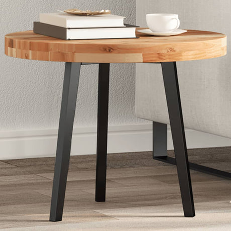 Vidaxl tafelblad rond ø 50x4 cm massief acaciahout