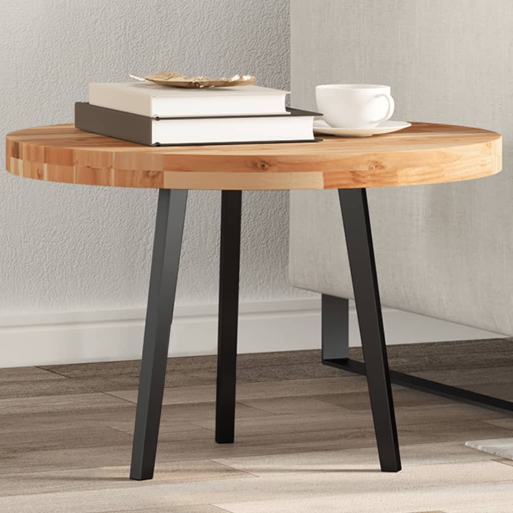Vidaxl tafelblad rond ø 60x4 cm massief acaciahout