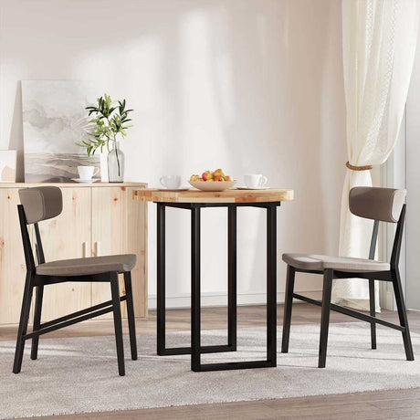 Vidaxl tafelblad rond ø 70x4 cm massief acaciahout