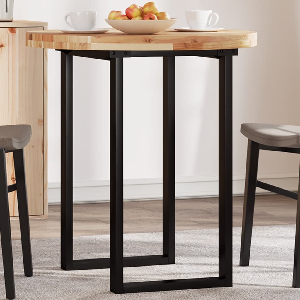 Vidaxl tafelblad rond ø 70x4 cm massief acaciahout