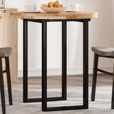 Vidaxl tafelblad rond ø 70x4 cm massief acaciahout
