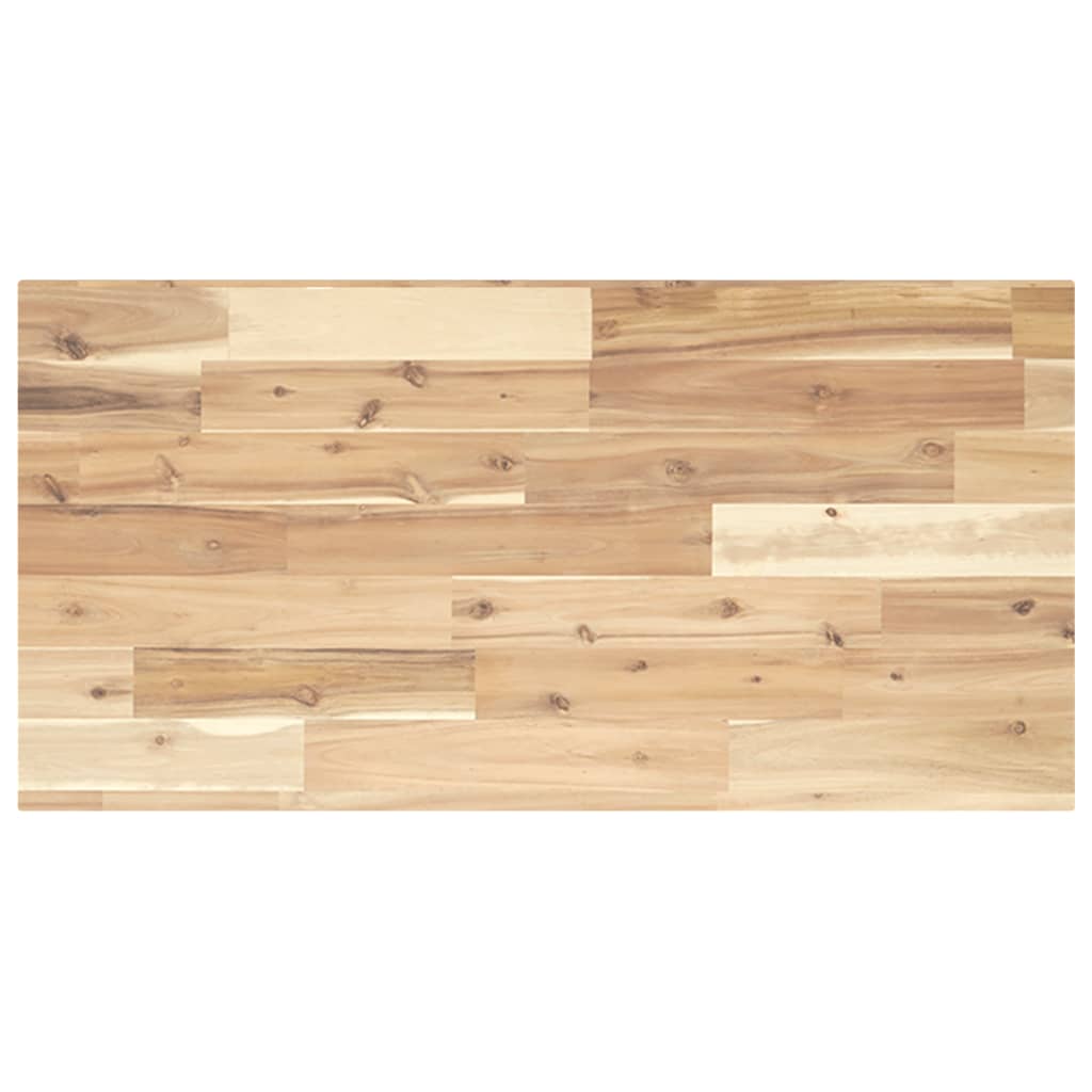 Vidaxl tafelblad rechthoekig 100x40x2 cm massief acaciahout