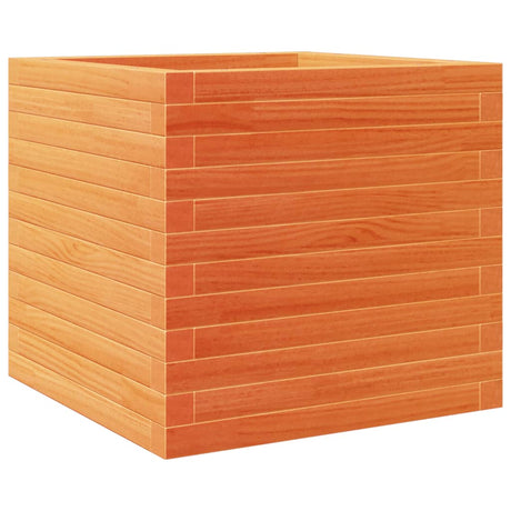 Vidaxx Pflanzgefäß 50x50x46 cm massives Kiefernholz, braun gewaschen