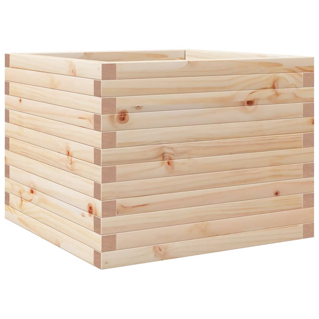 VidaXL Pflanzgefäß 60x60x46 cm aus massivem Kiefernholz