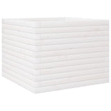Vidaxx Pflanzgefäß 60x60x46 cm massives Kiefernholz weiß