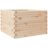 VidaXL Pflanzgefäß 70x70x46 cm aus massivem Kiefernholz