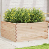 VidaXL Pflanzgefäß 100x100x46 cm massives Kiefernholz