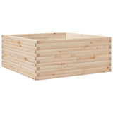 VidaXL Pflanzgefäß 110x110x46 cm aus massivem Kiefernholz