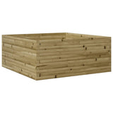 VidaXL Pflanzgefäß 110x110x46 cm imprägniertes Kiefernholz