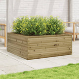 VidaXL Pflanzgefäß 110x110x46 cm imprägniertes Kiefernholz