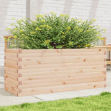 VidaXL Pflanzgefäß 110x40x46 cm aus massivem Kiefernholz