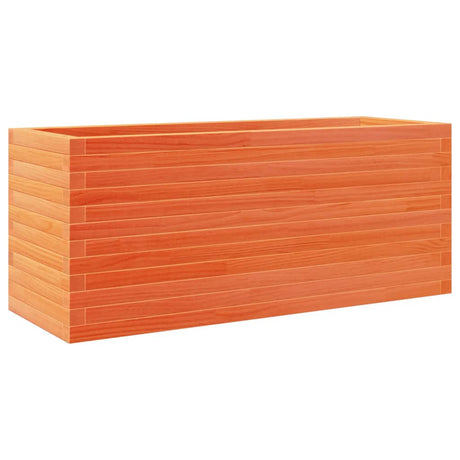 Vidaxx Pflanzgefäß 110x40x46 cm massives Kiefernholz, braun gewaschen