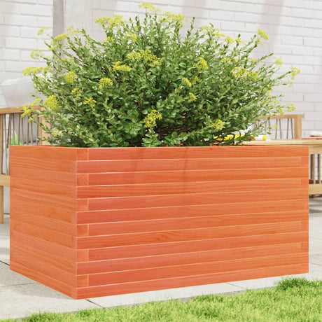 Vidaxx Pflanzgefäß 90x60x46 cm massives Kiefernholz, braun gewaschen