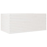 VidaXL Pflanzgefäß 110x60x46 cm massives Kiefernholz weiß