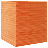 VidaXL Pflanzgefäß 60 x 60 x 68,5 cm, massives Kiefernholz, braun gewaschen