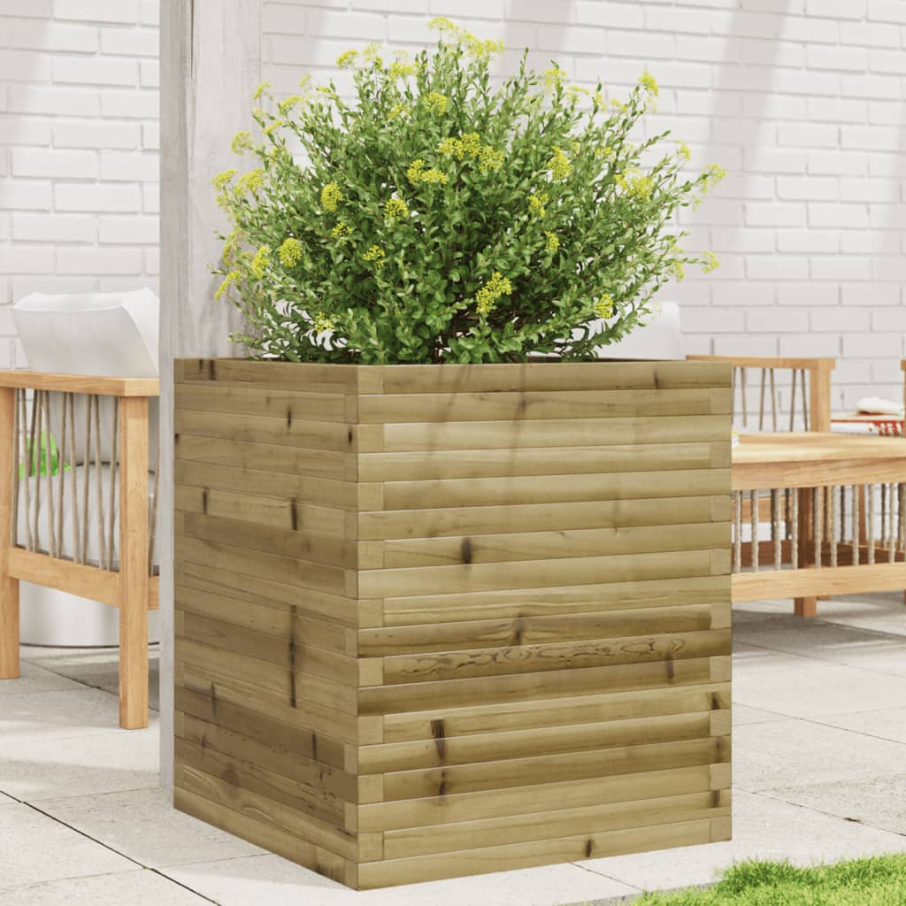 VidaXL Pflanzgefäß 60x60x68,5 cm imprägniertes Kiefernholz
