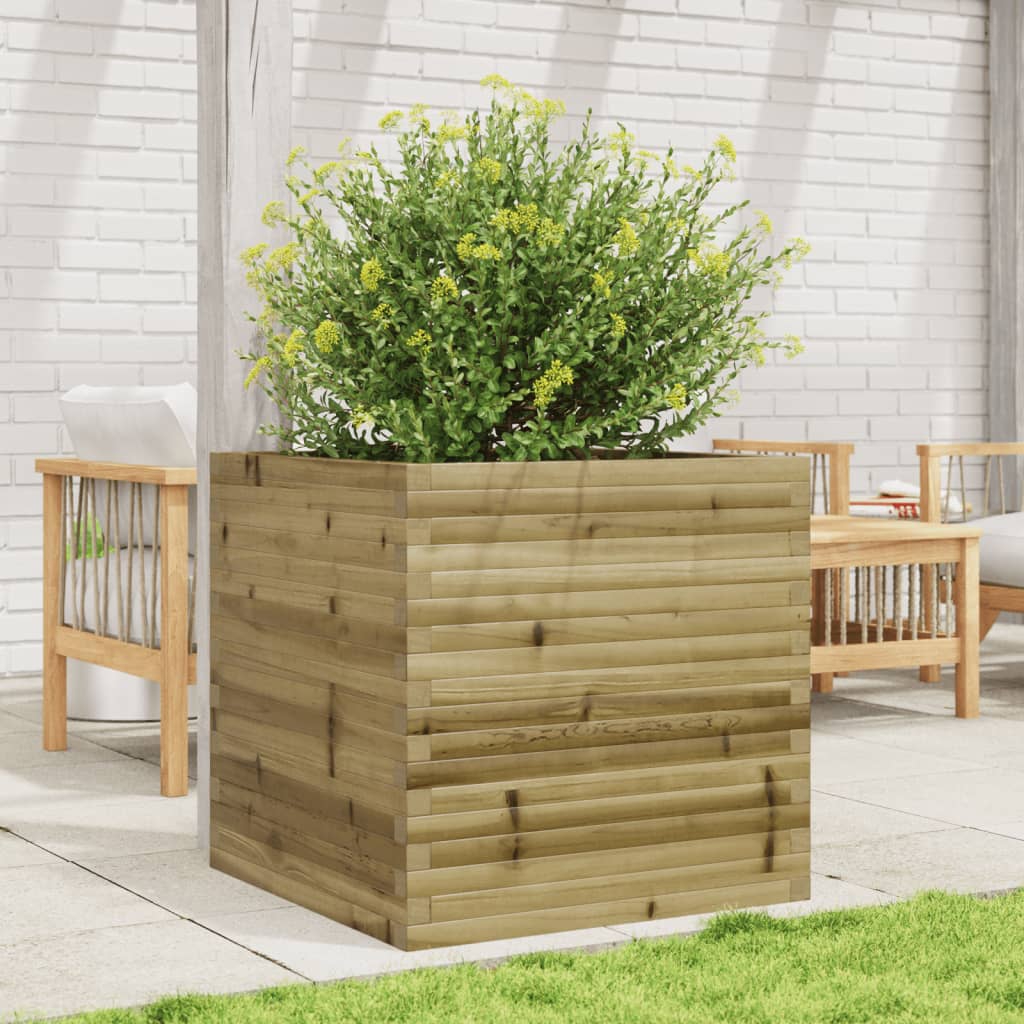 VidaXL Pflanzgefäß 70x70x68,5 cm imprägniertes Kiefernholz