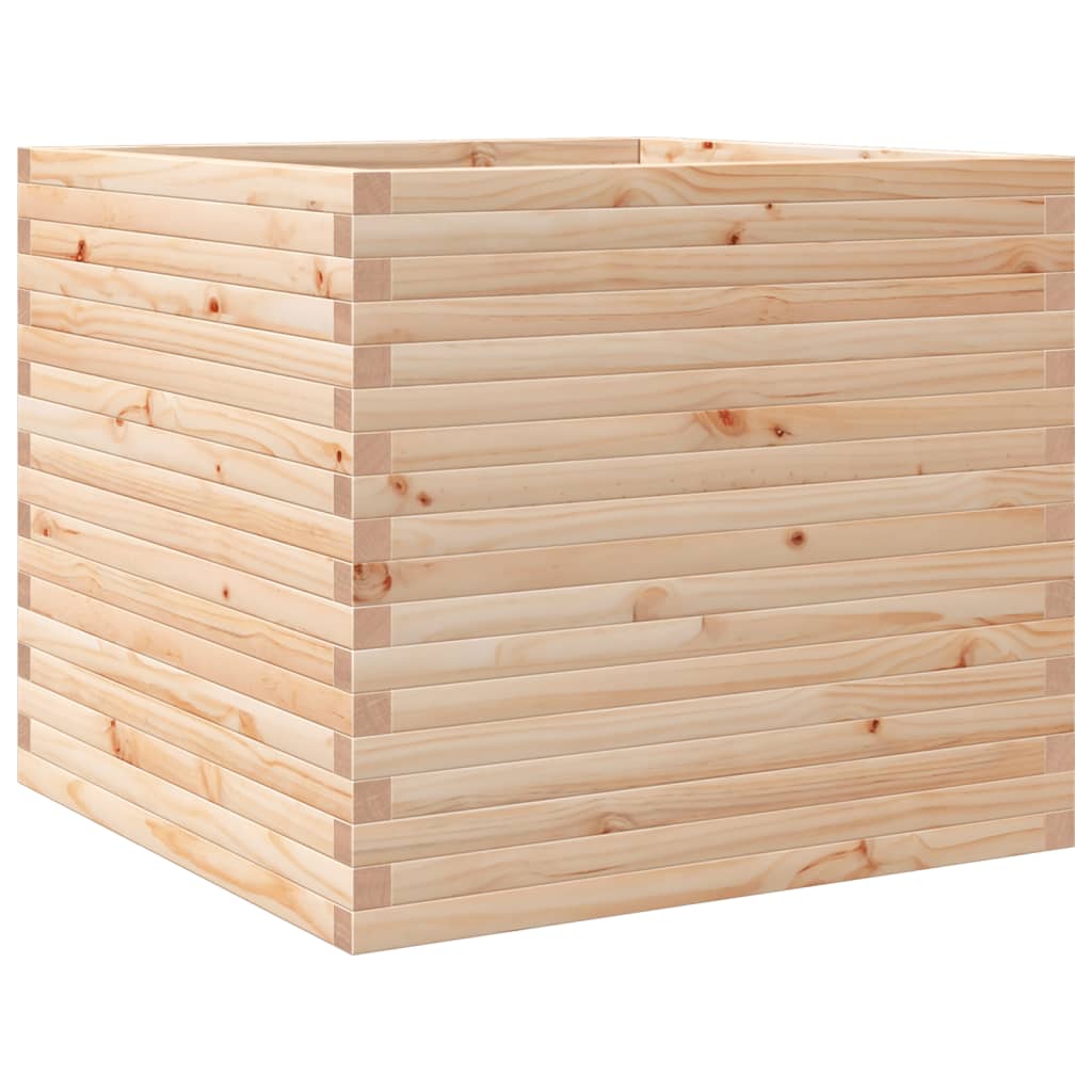 VidaXL Pflanzgefäß 80x80x68,5 cm aus massivem Kiefernholz