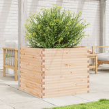 VidaXL Pflanzgefäß 80x80x68,5 cm aus massivem Kiefernholz