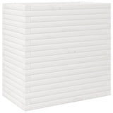 VidaXL Pflanzgefäß 70x40x68,5 cm massives Kiefernholz weiß