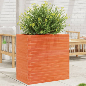 Vidaxx Pflanzgefäß 70x40x68,5 cm massives Kiefernholz, braun gewaschen