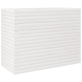 VidaXL Pflanzgefäß 90x40x68,5 cm massives Kiefernholz weiß