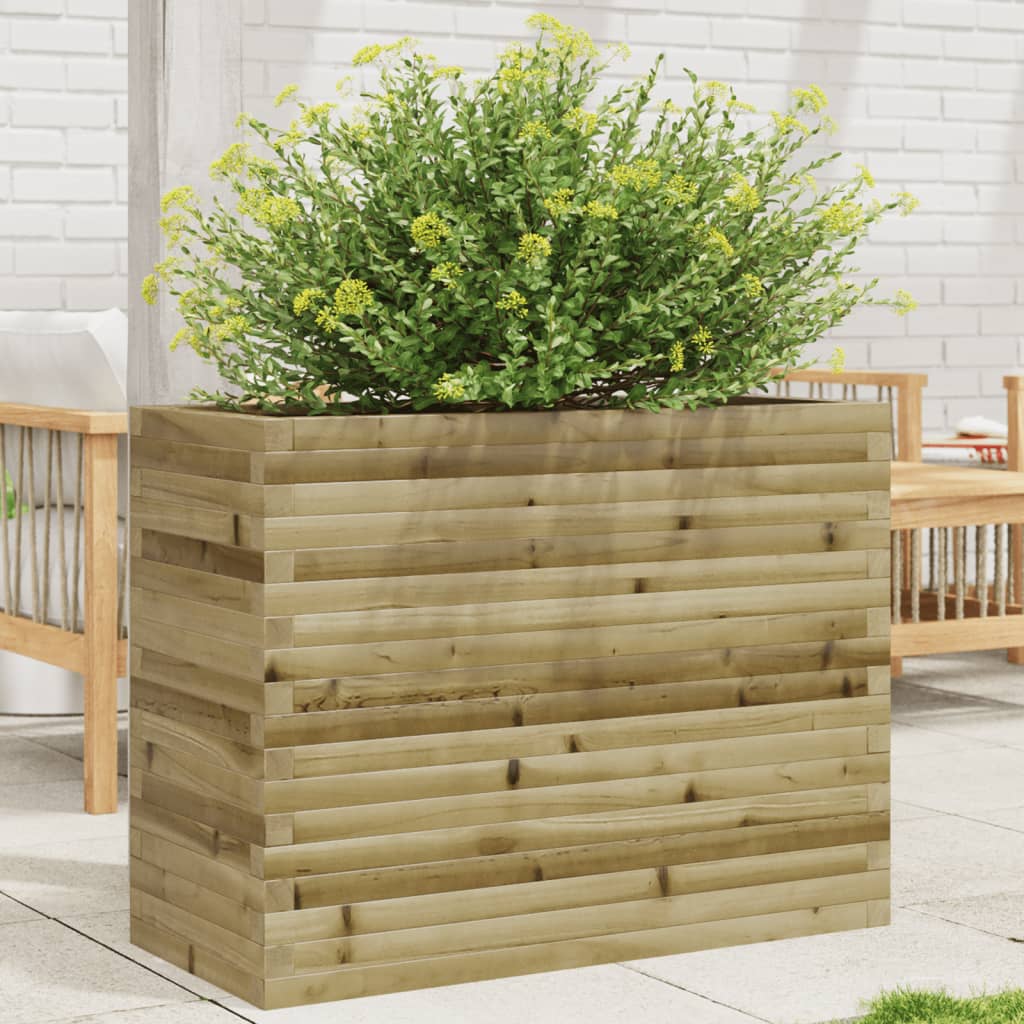 VidaXL Pflanzgefäß 90x40x68,5 cm imprägniertes Kiefernholz