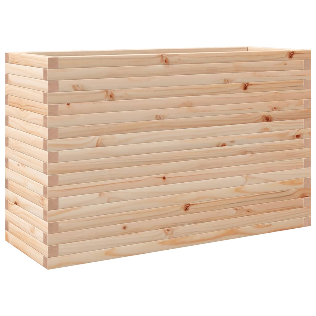 VidaXL Pflanzgefäß 110x40x68,5 cm massives Kiefernholz