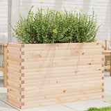 VidaXL Pflanzgefäß 110x40x68,5 cm massives Kiefernholz