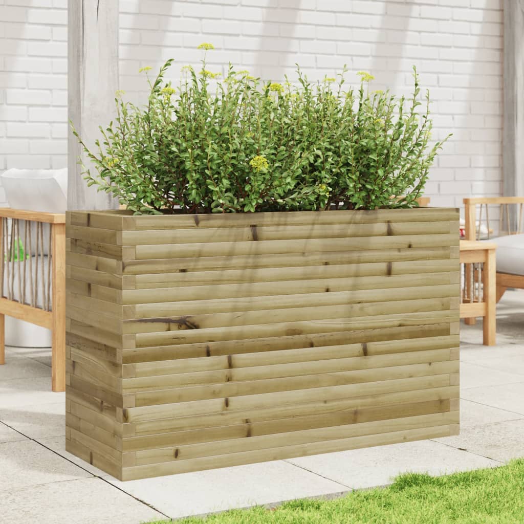 VidaXL Pflanzgefäß 110x40x68,5 cm imprägniertes Kiefernholz