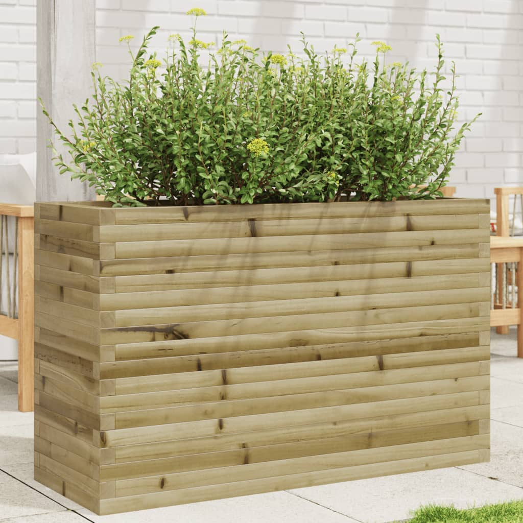 VidaXL Pflanzgefäß 110x40x68,5 cm imprägniertes Kiefernholz