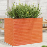 VidaXL Pflanzgefäß 90 x 60 x 68,5 cm, massives Kiefernholz, braun gewaschen
